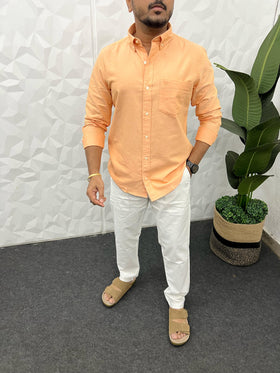 Yarn dyed pestal oxford shirt